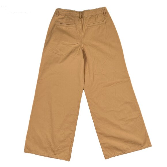 Urban Outfitters Laura Pleated Trouser Pants Drawstring Sand Yellow Size 4 - NWT - Picture 5 of 9